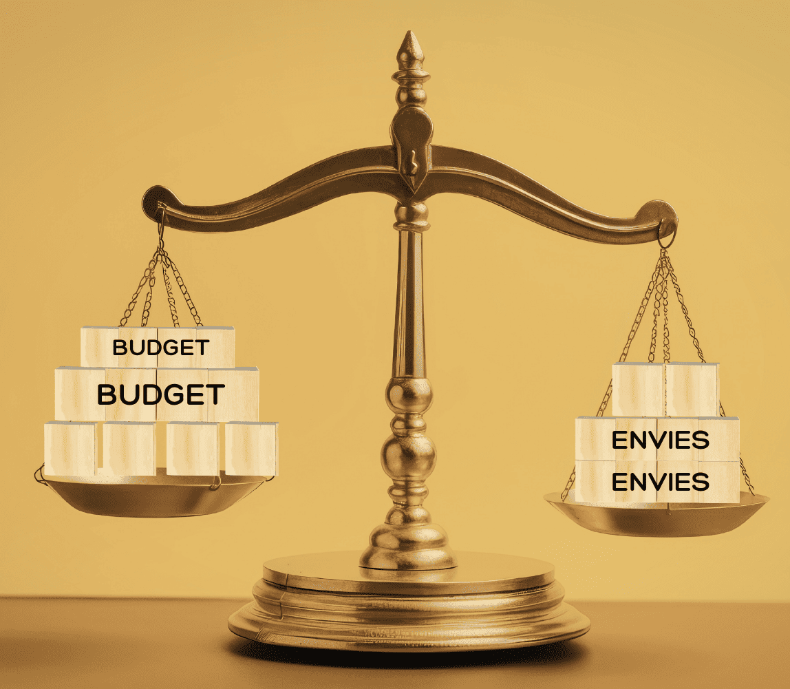 Equilibre entre envies et budget